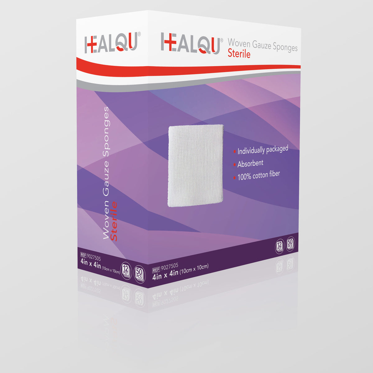 HEALQU Woven Gauze Sponges - Sterile