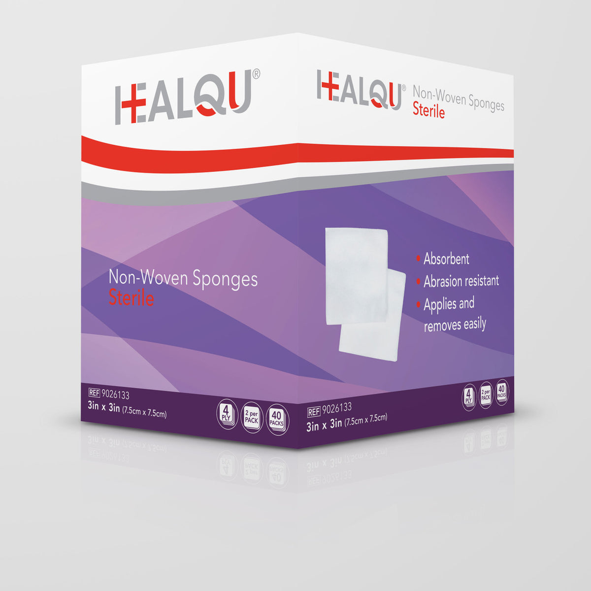 HEALQU Non-Woven Sponges - Sterile