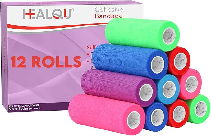 HEALQU Cohesive Bandage - Multicolor