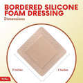 HEALQU Bordered Silicone Foam Dressing
