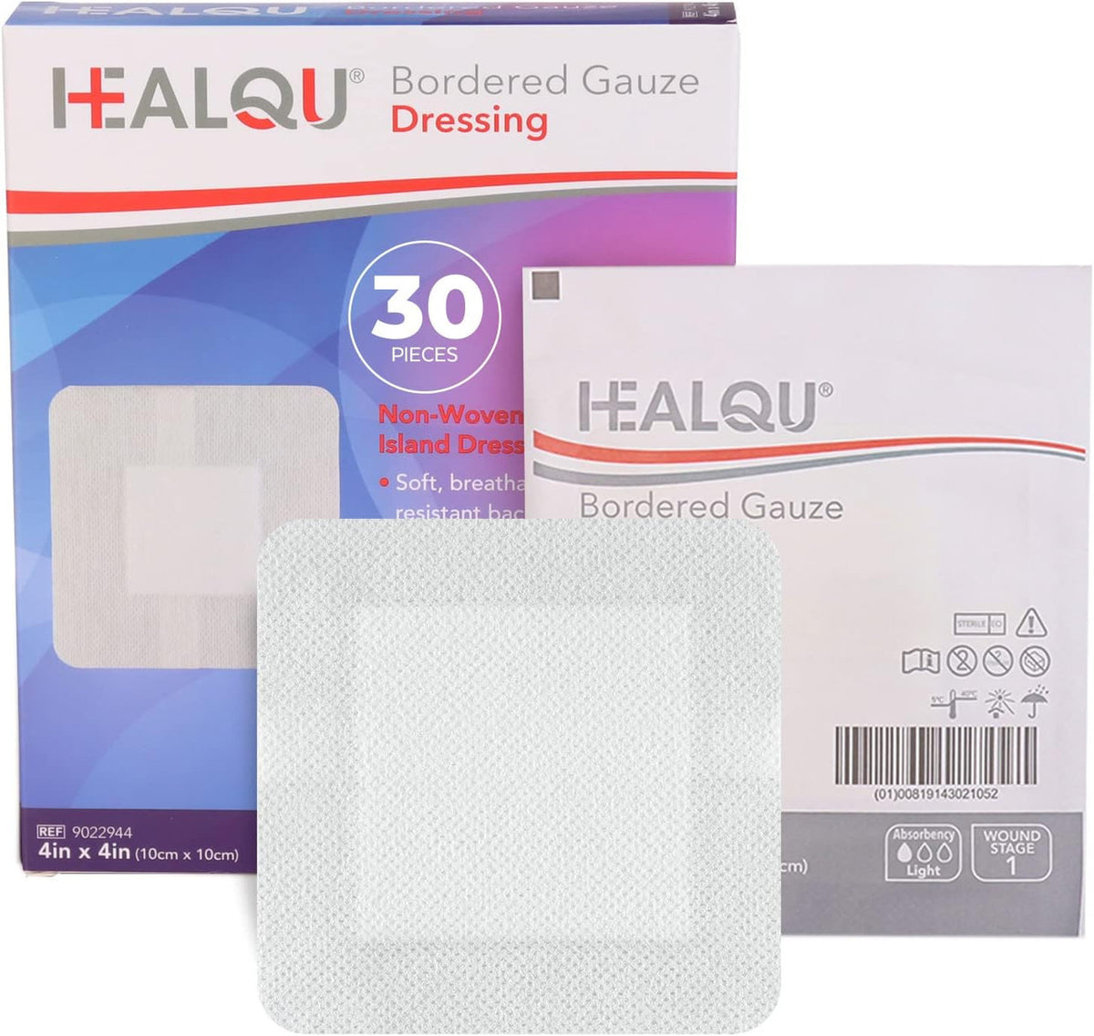 HEALQU Bordered Gauze Dressing