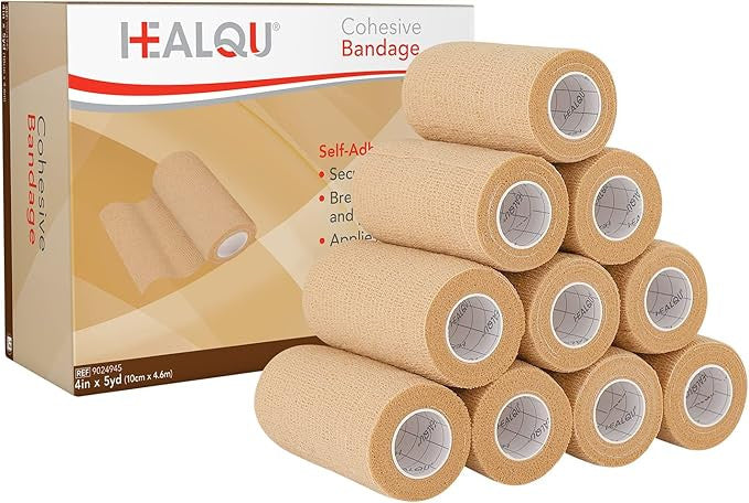 HEALQU Cohesive Bandage - Tan
