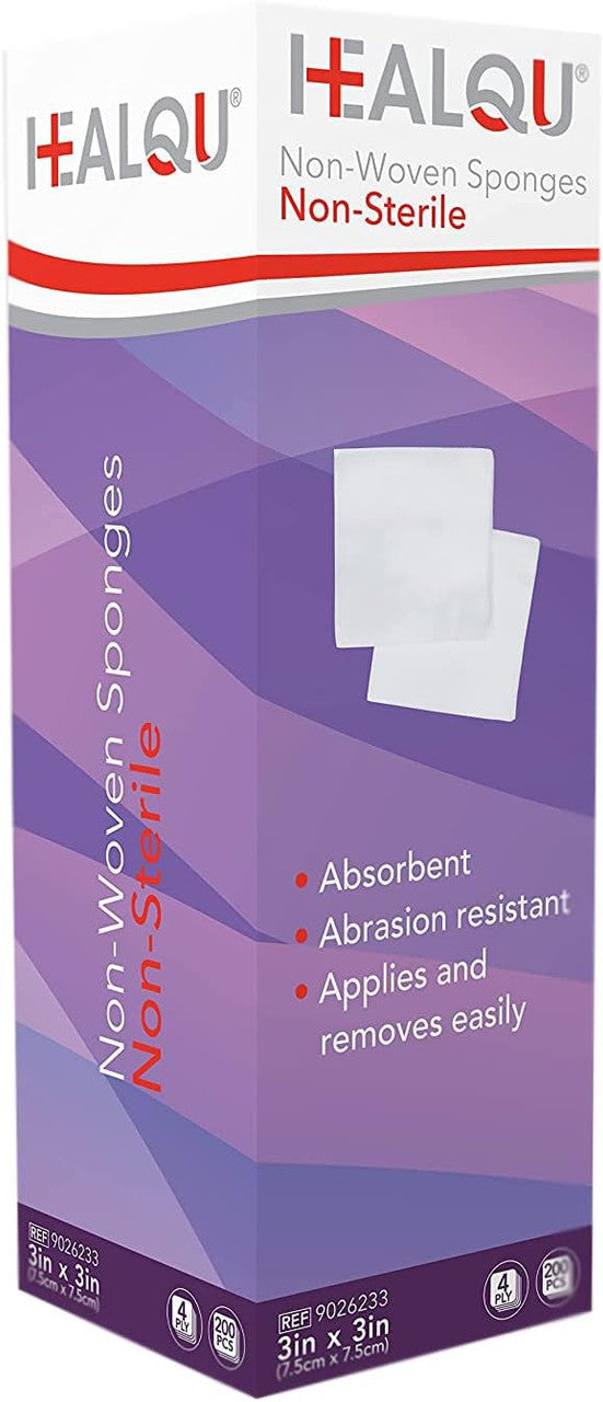 HEALQU Non-Woven Sponges - Non-Sterile