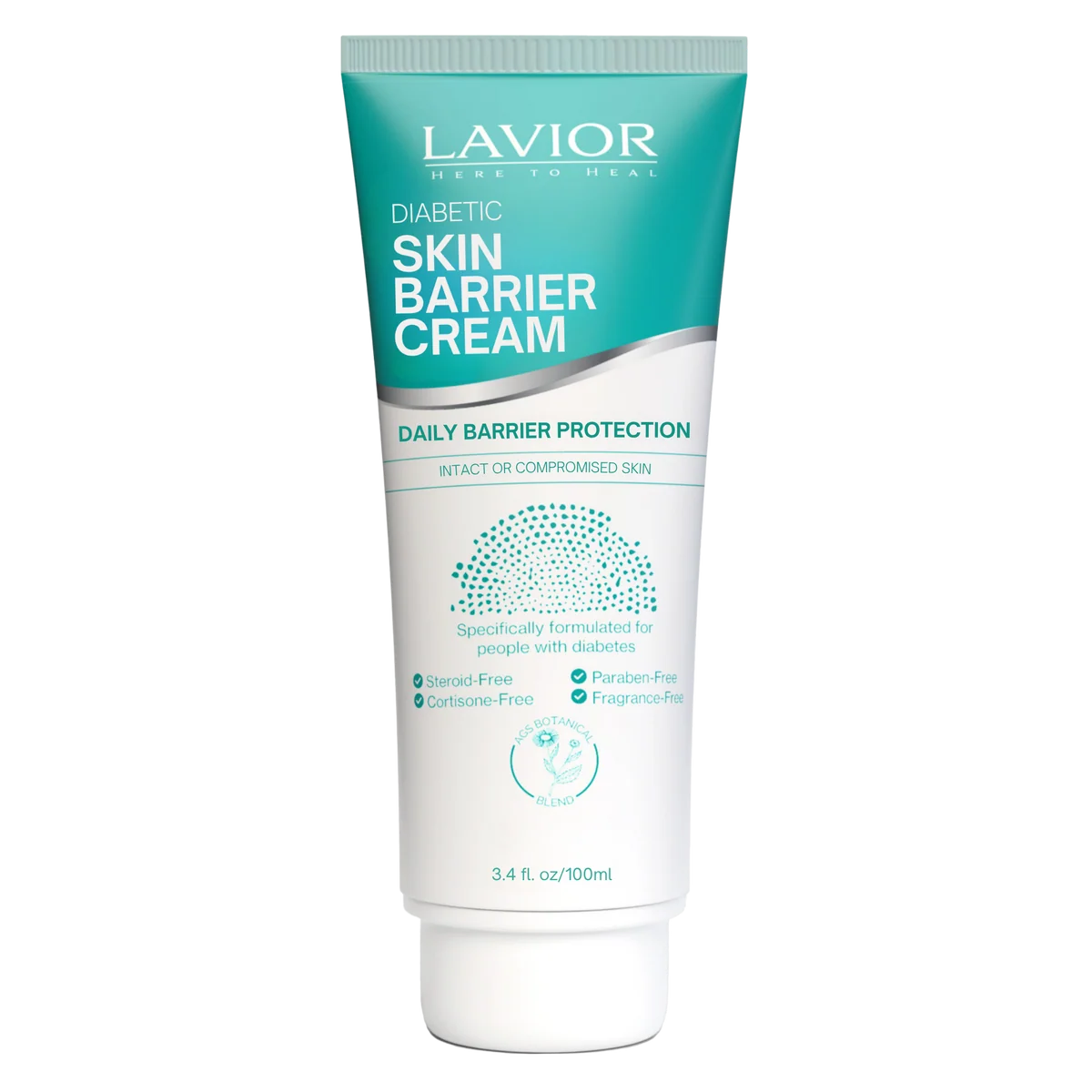 Diabetic Skin Barrier Cream, 3.4 oz, Case of 24